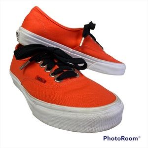 Vans Orange Sneakers Black Laces 7.5 Men/ 9 Women